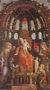 Andrea Mantegna Virgin and Child Surrounded by Six Saints and Gianfrancesco II Gonzaga (mk05) oil painting